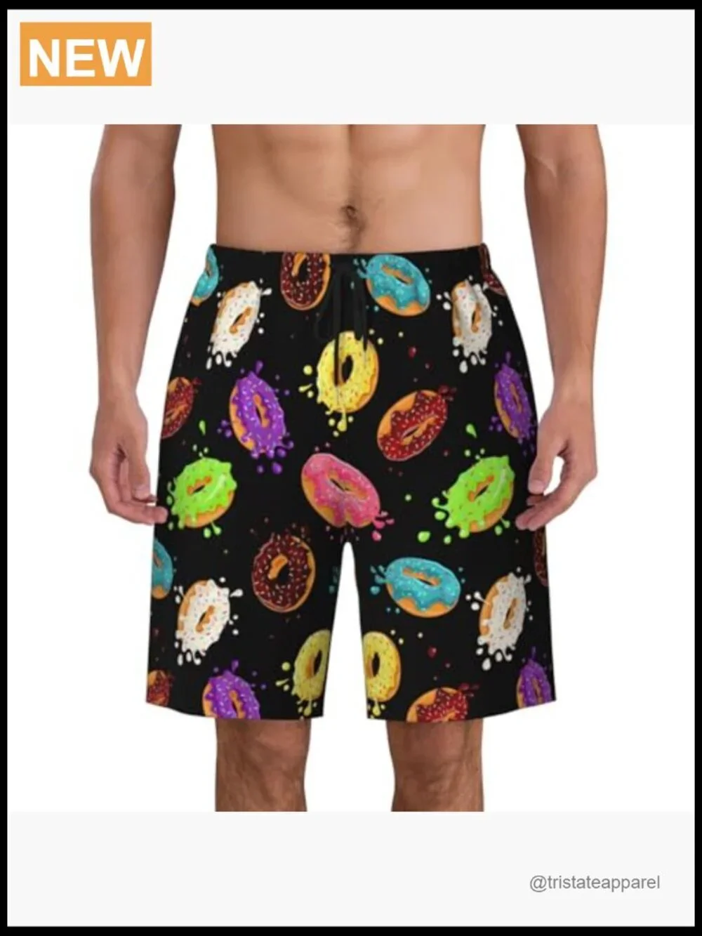 Mens Swim Trunks with Mesh Lining Quick Dry Board Shorts